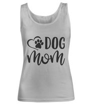 Dog Mom Tank - Gray Front